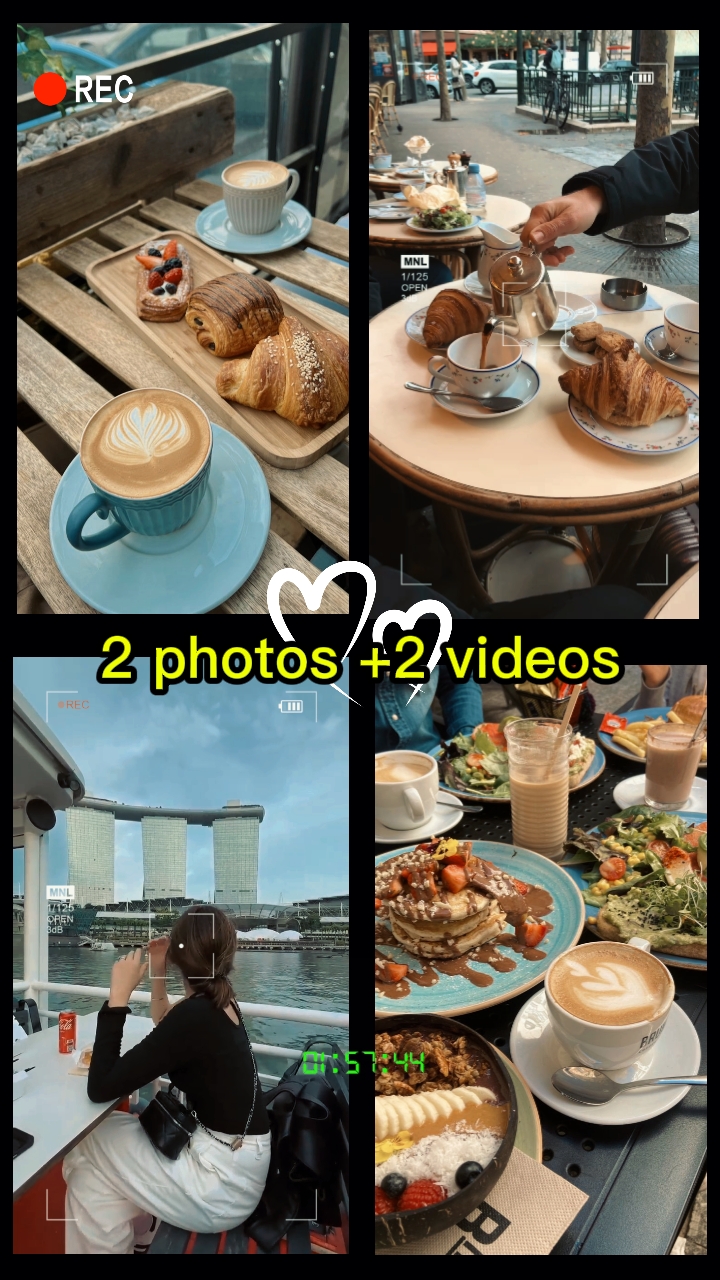 2 fotoğraf + 2 video