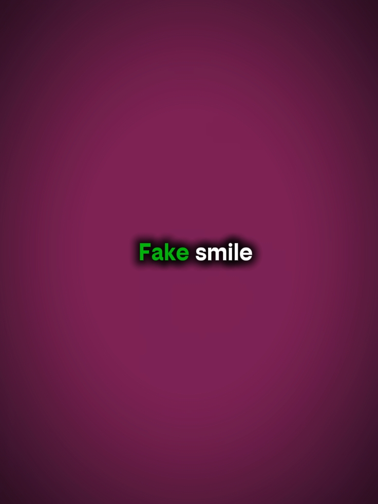 fake&real smiles