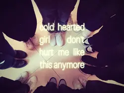 Cold hearted girl~