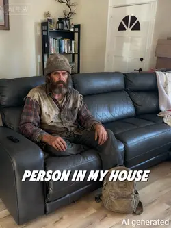 Person in my house