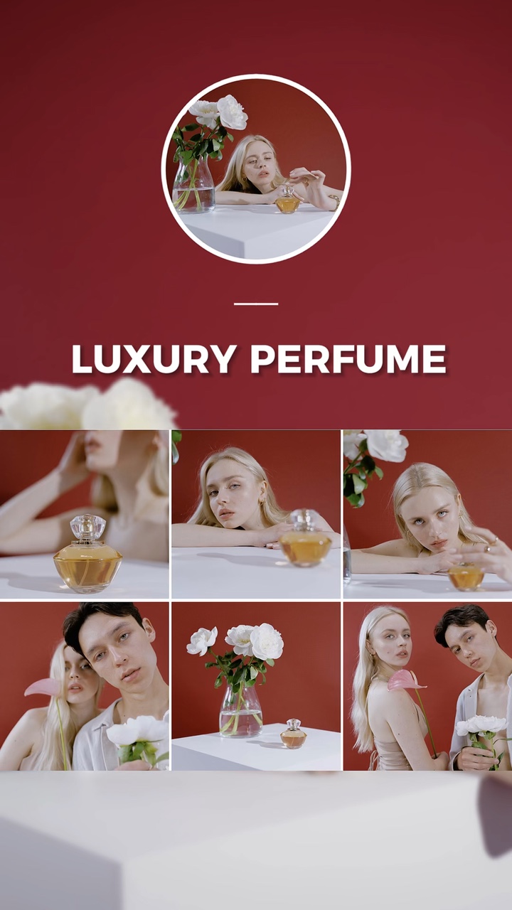 Marque d'affichage des produits de parfum