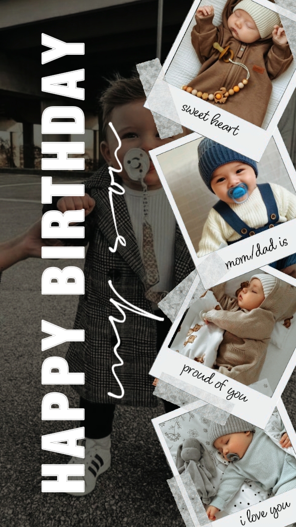 Geburtstag mein Sohn