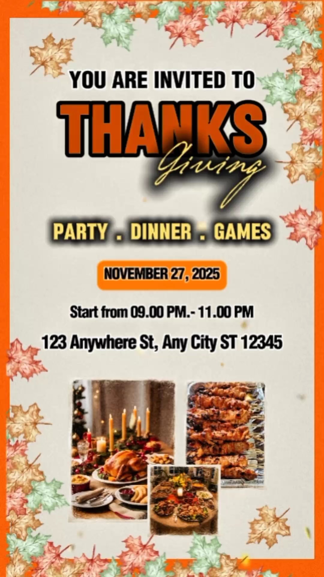 dinner invitation 