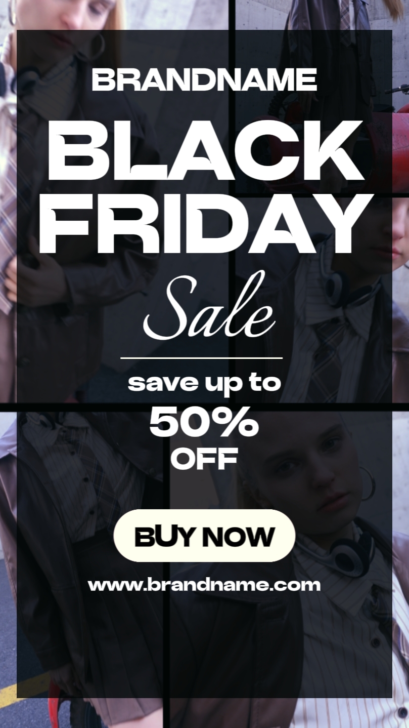 Modèle de vêtements minimalistes pour femmes du Black Friday