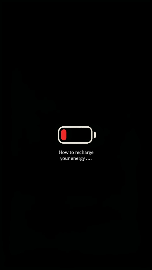 Recarga tu energía