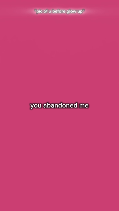 tu m'as abandonné