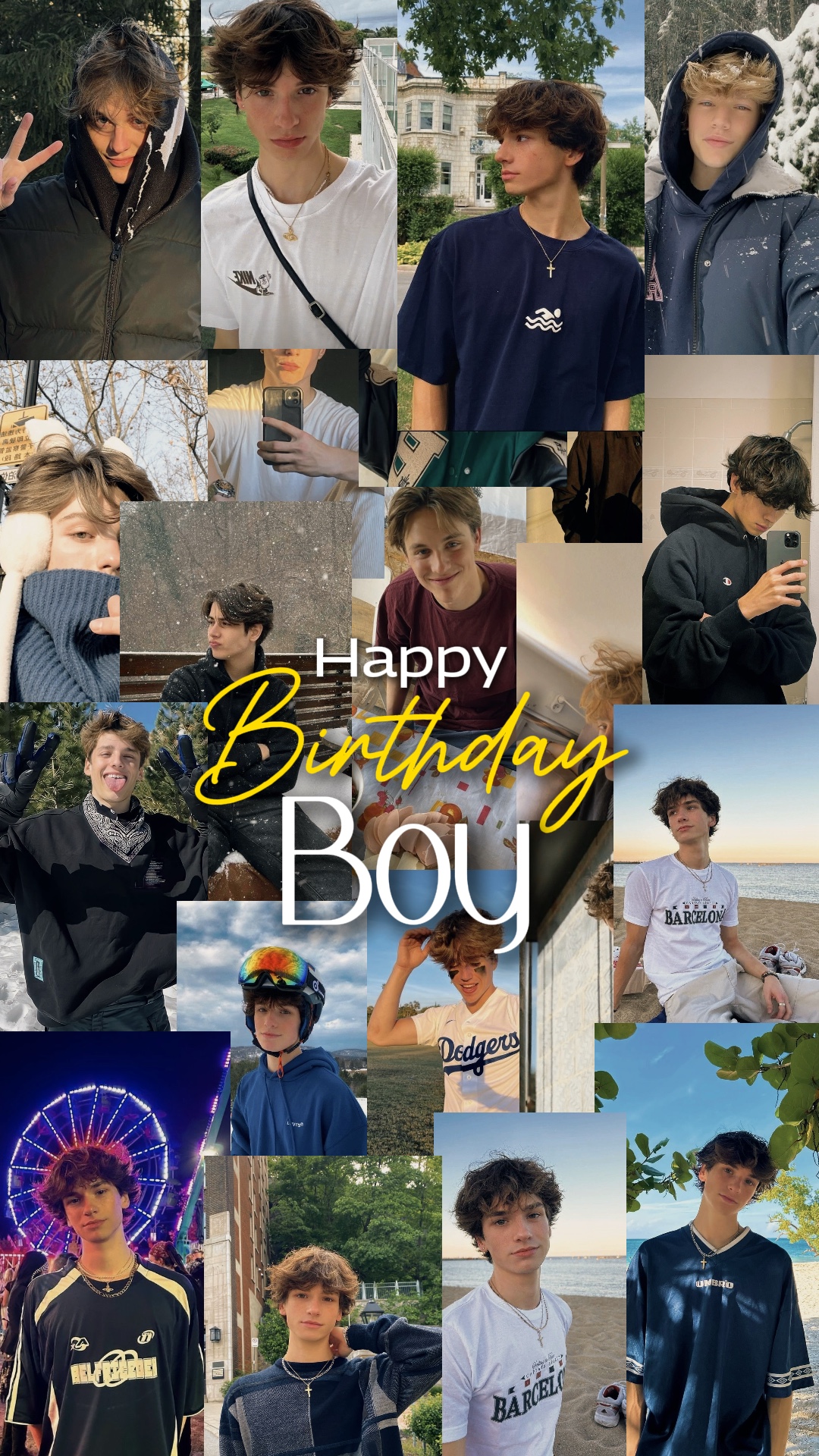 Feliz Aniversário Menino
