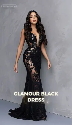 AI Black dress