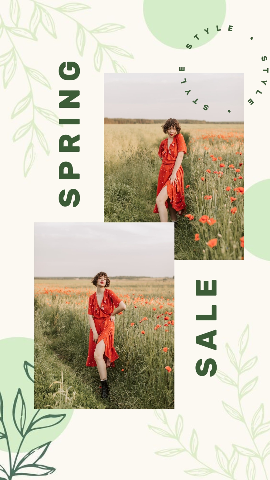 Vente de printemps mode style TikTok