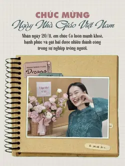 Chúc mừng 20/11 💐