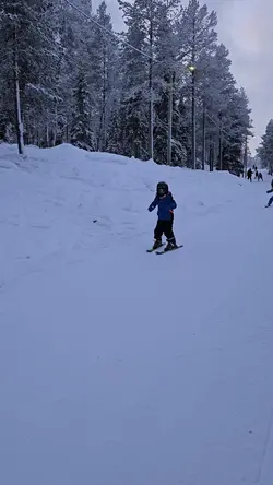 skiing