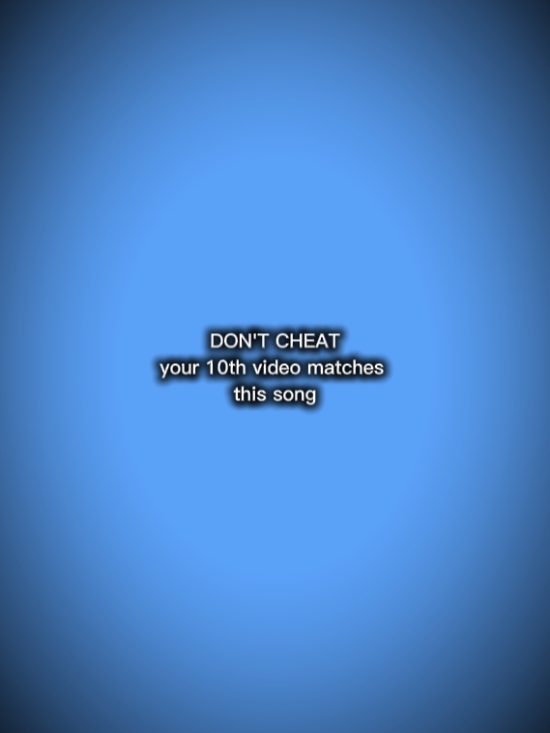 Don't Cheat 