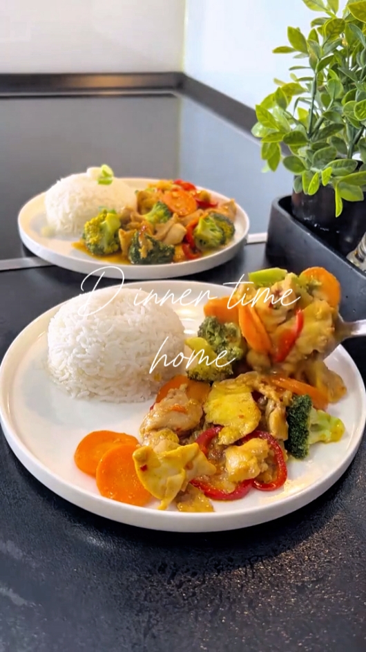 Hora de cenar en casa 