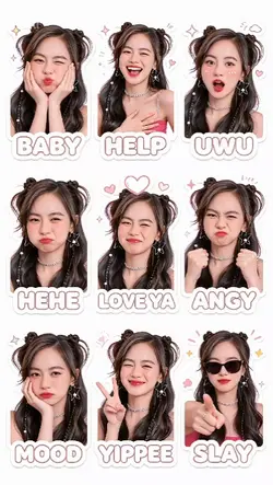 cute stickers pack
