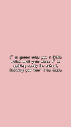 Iโm gonna miss you a