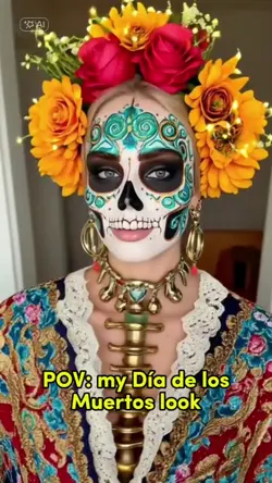 dia los muertos look