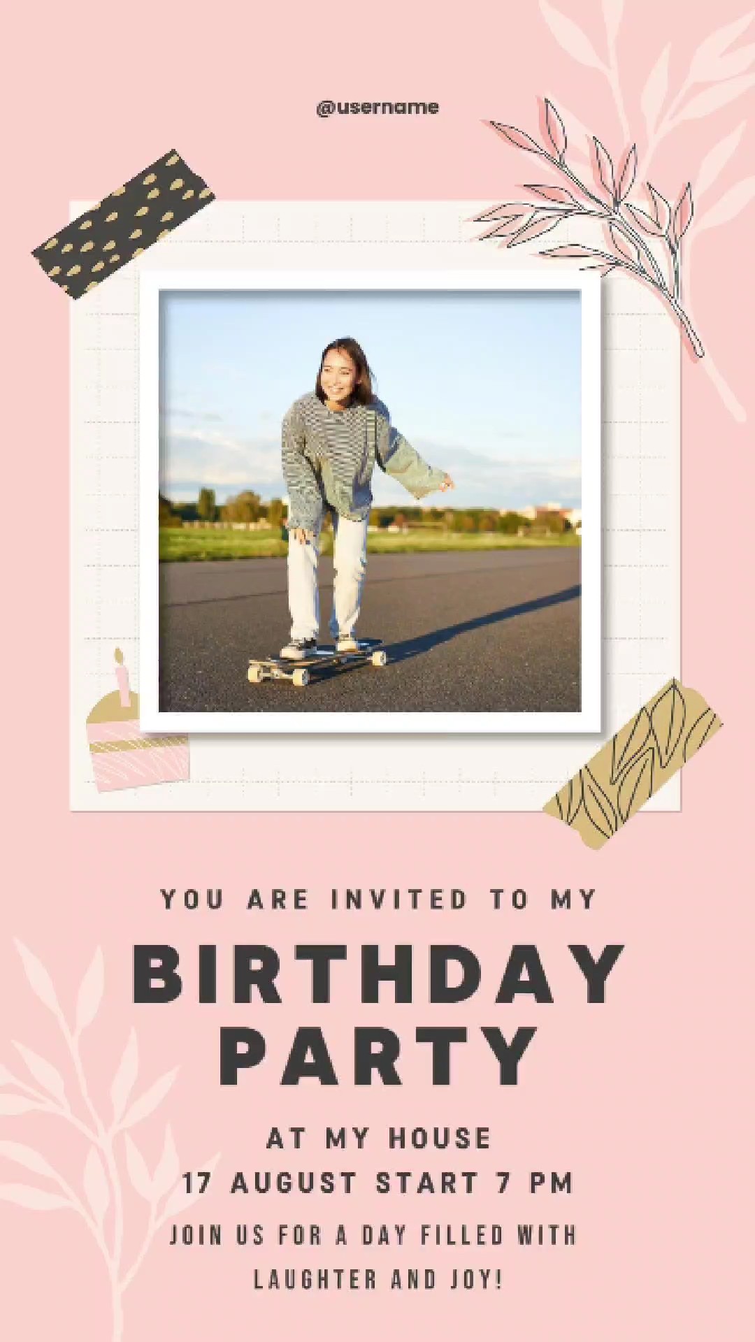 Invitación De Cumpleaños