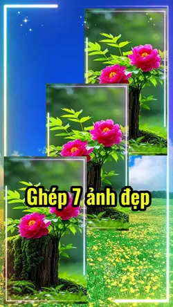 Ghép 7 ảnh vào khung