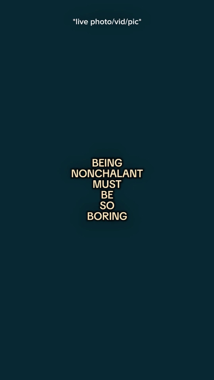 beingnonchalant
