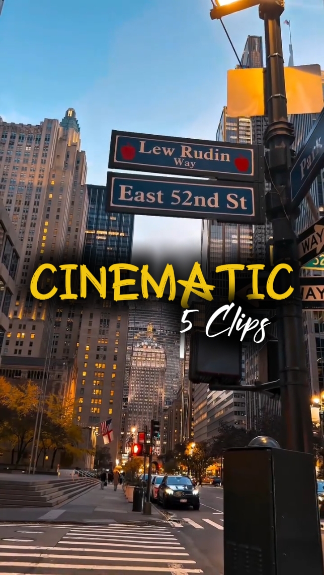 5 clipes cinematográficos 