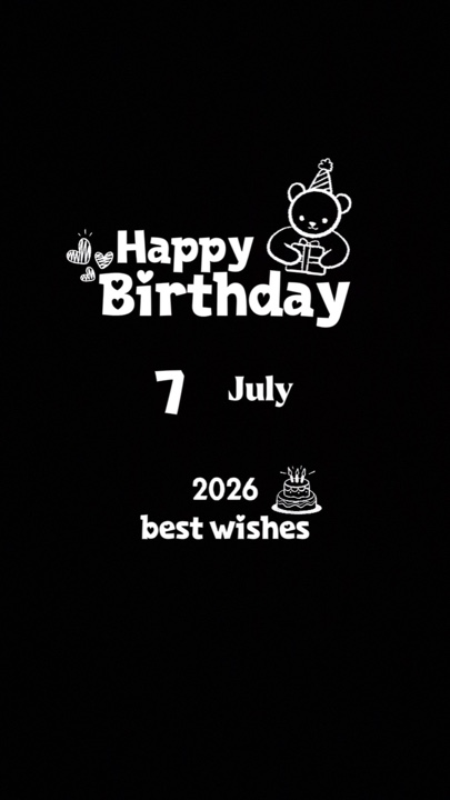 Joyeux anniversaire 