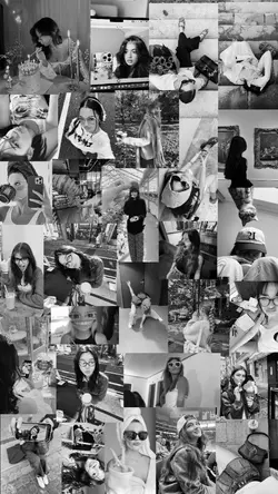photo collage bnw