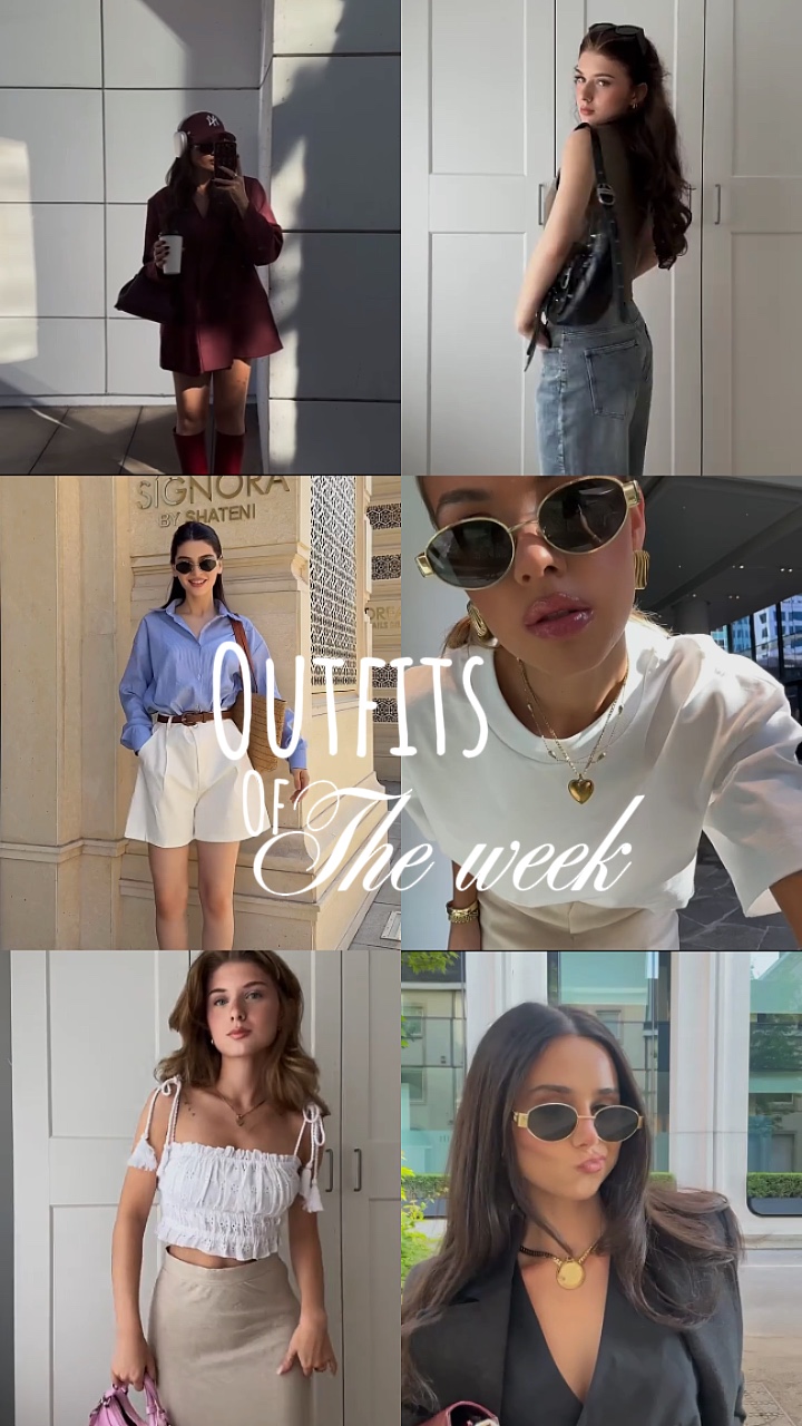 Tenues de la semaine