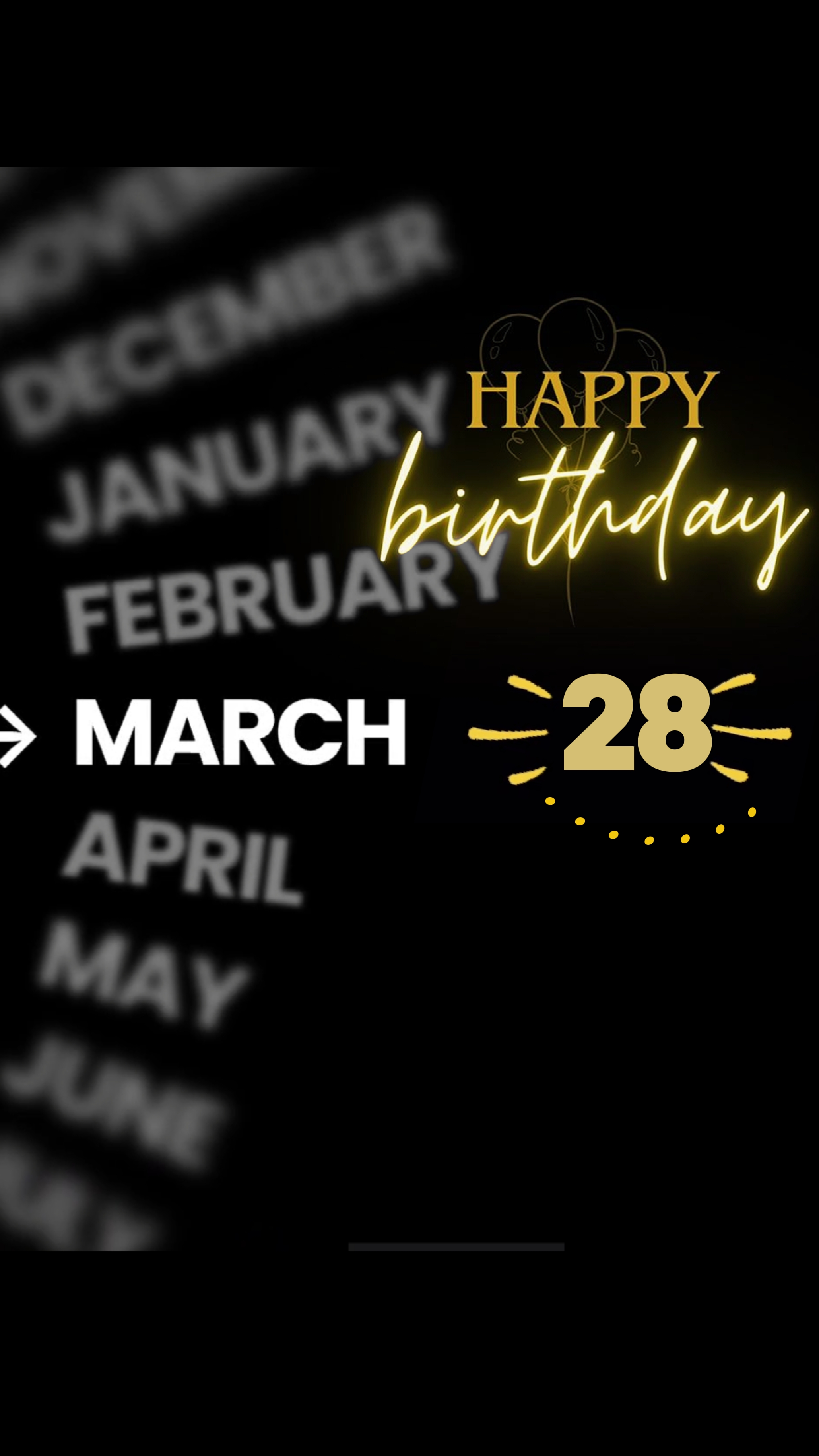 ANNIVERSAIRE 28 MARS 