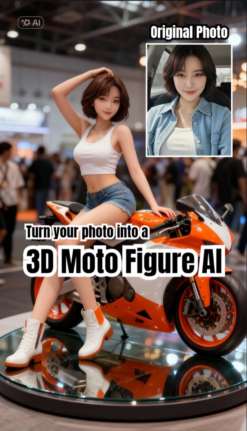 3D Moto Gambar AI 