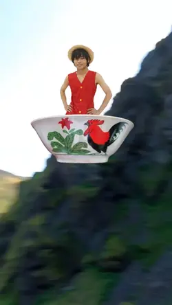 Mangkok terbang lucu