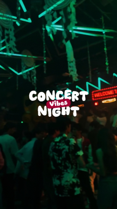 Vibraciones nocturnas de conciertos