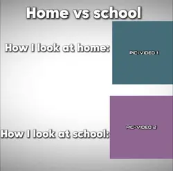 home vs school