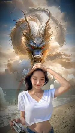 ภาพซ้อนมังกร