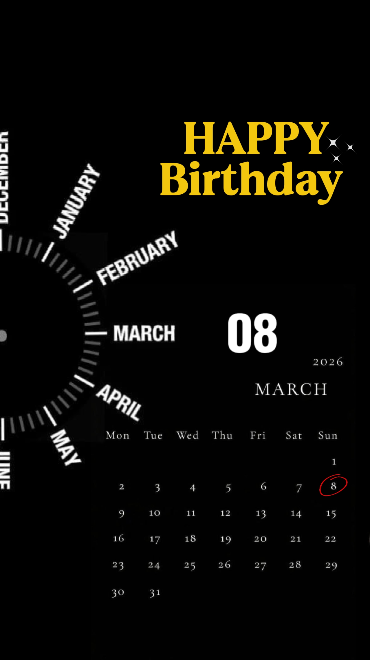 HBD 08 MARS 