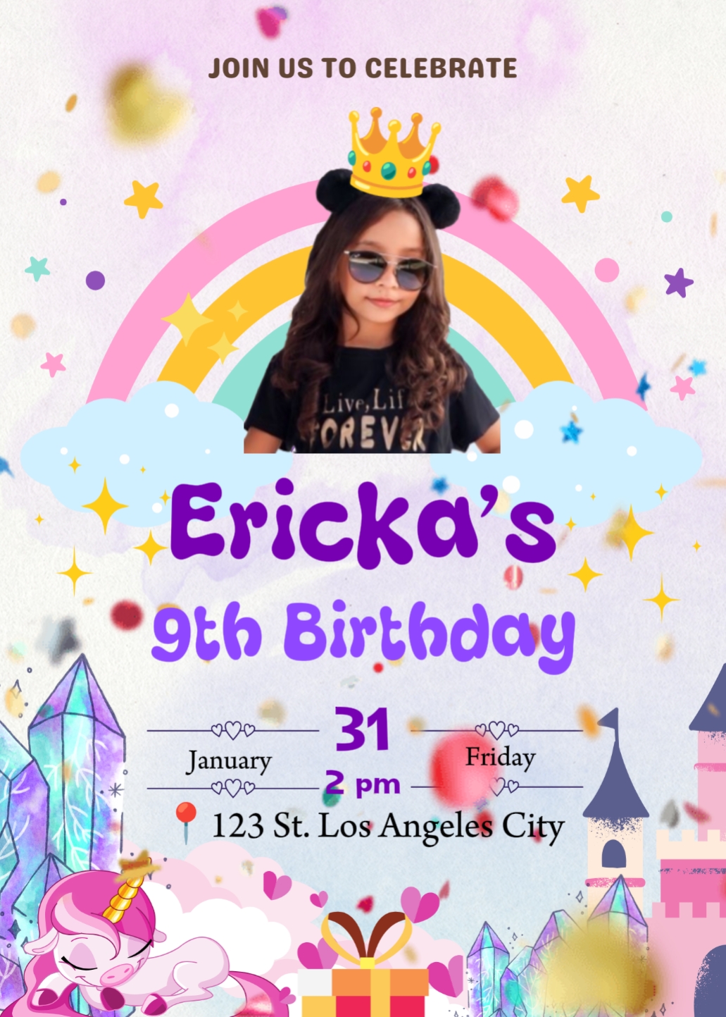 BIRTHDAY INVITATION