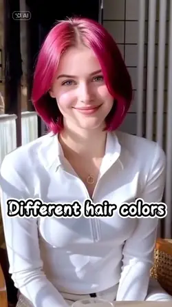 different hair color