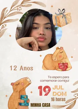 Convite Capivara