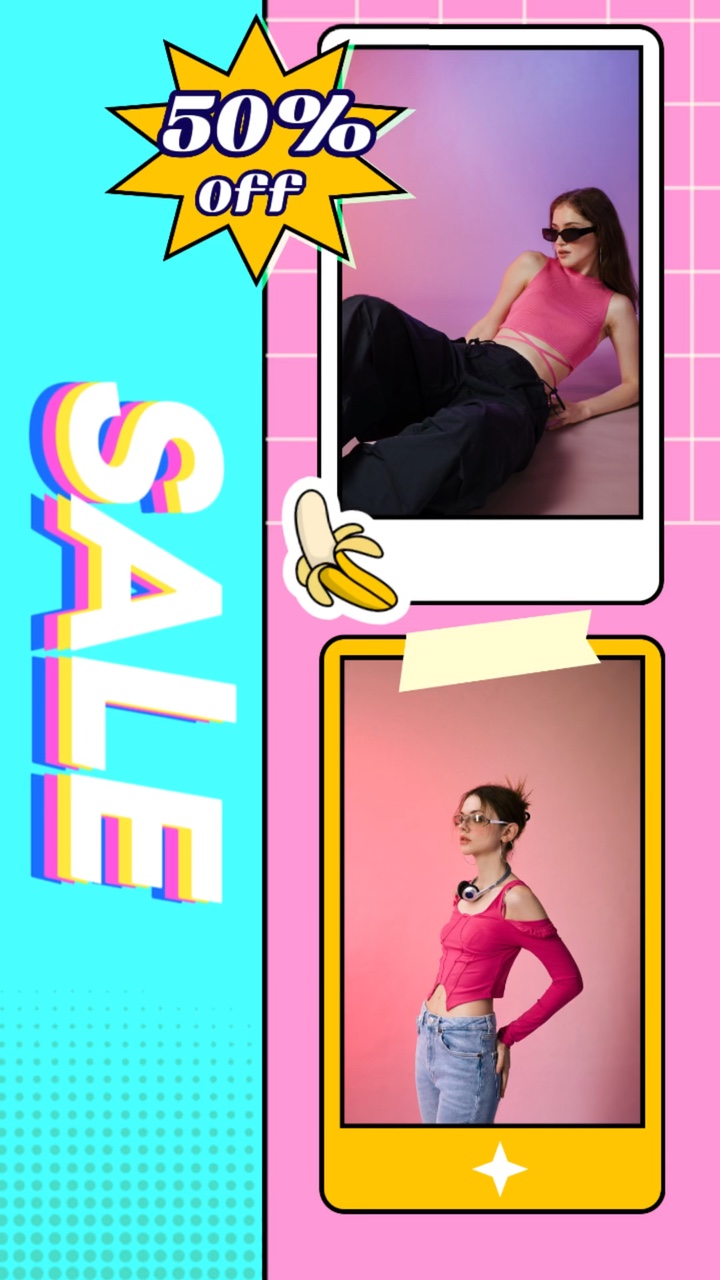 Promoción de estilo pop de color para ropa de mujer