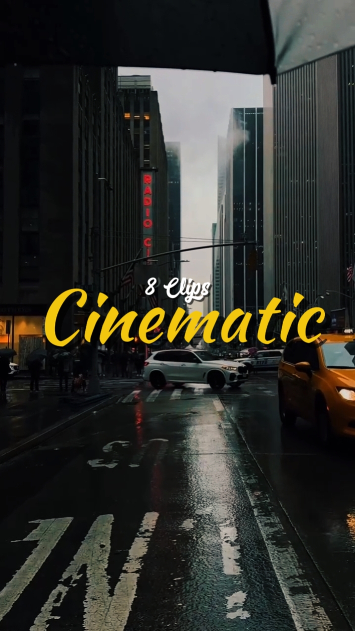 8 CLIPS CINÉMATIQUES