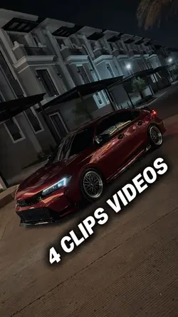 4 clips car edit