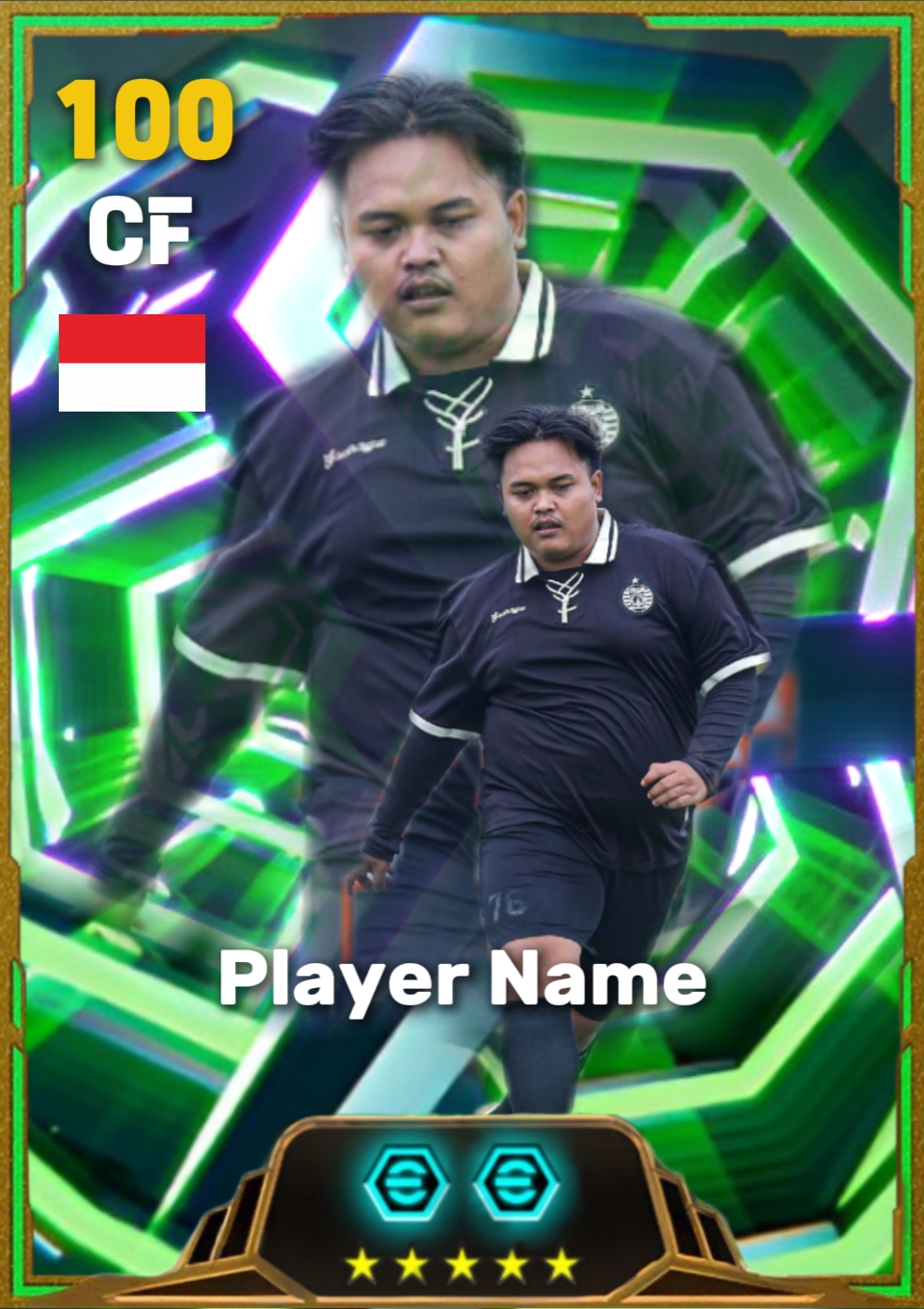 Cartão de futebol eletrônico
