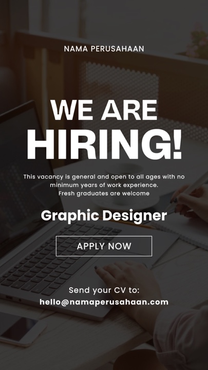 Historia: estamos contratando