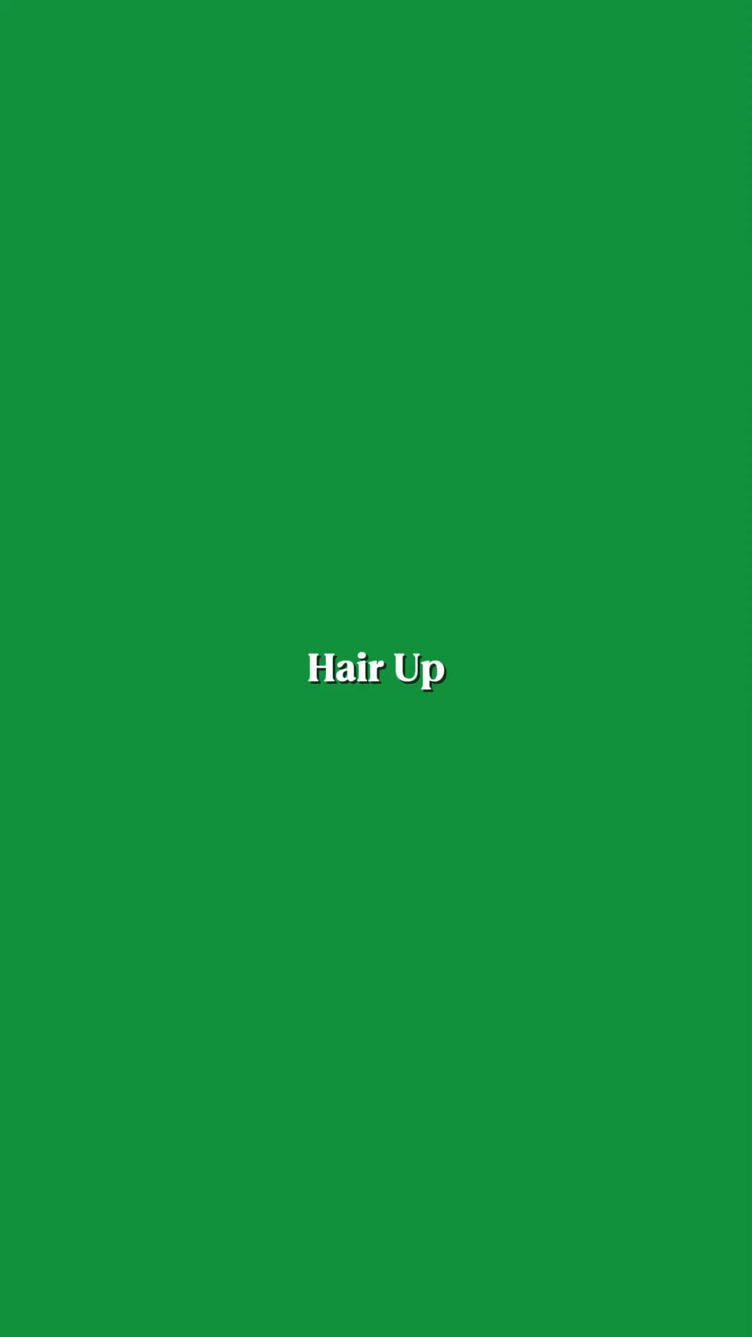 cheveux relevés