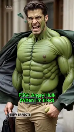 Angry Hulk Effect