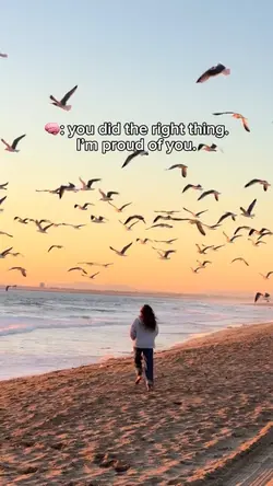 I’m proud of you