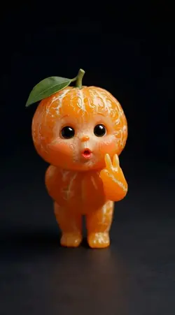 dancing orange