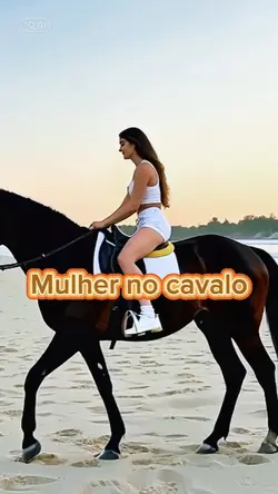 mulher no cavalo