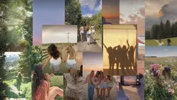 retro collage 📸🖤