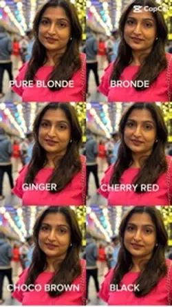 AI hair colour