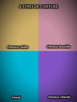 4 types de coiffure